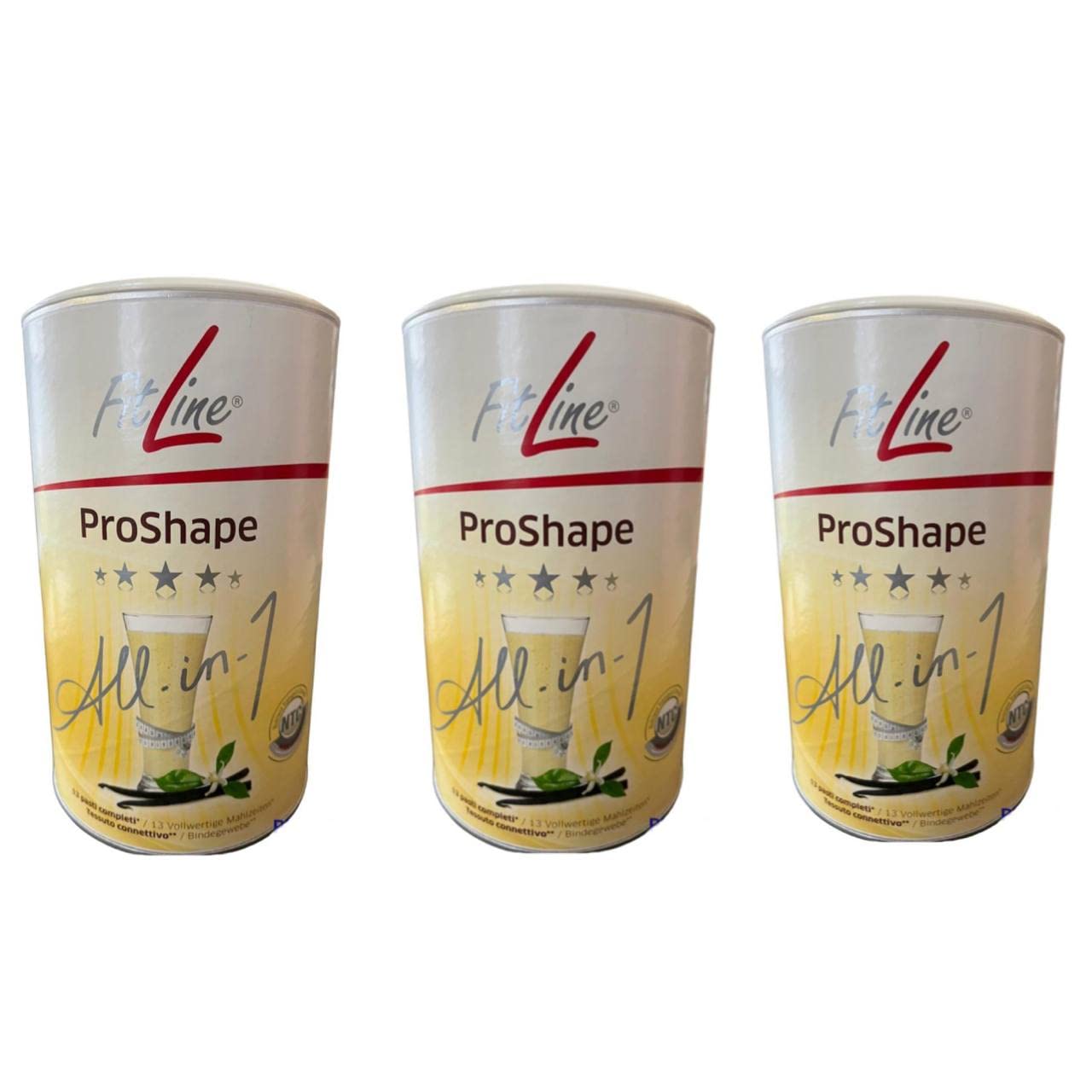 FitLine PROSHAPE  3個セット Fitline ProShape All-in-1 Set for 3: Vanilla 3 units : Amazon.it